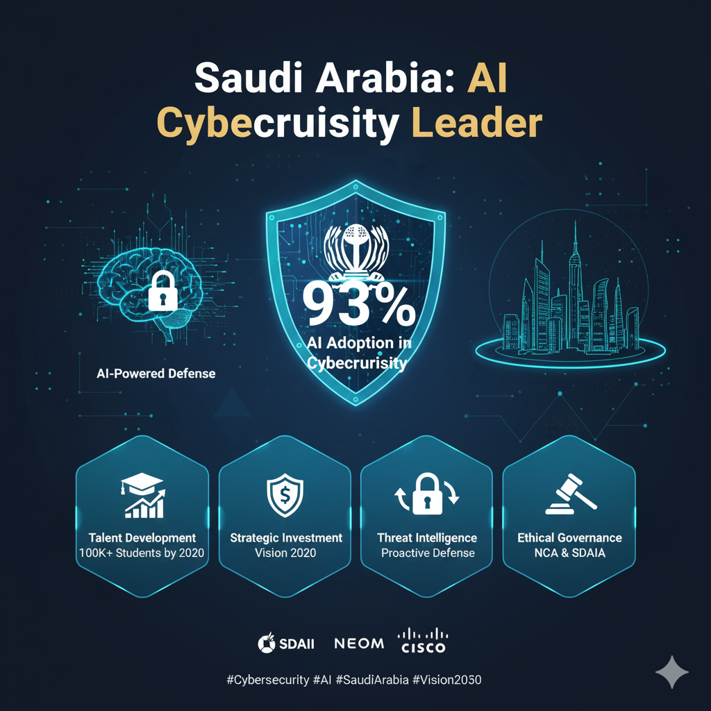 AI-Powered Defense: How Saudi Organizations Leverage AI in Cybersecurity Amidst Growing Threats